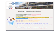 Tablet Screenshot of e-resultats.ac-martinique.fr